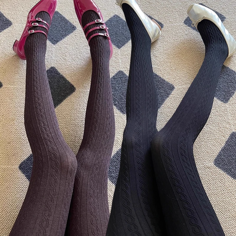 2026 Korean Knitted Tights Women Winter Thermal Light Slimming Japanese Y2K Pantyhose Underwear High Elestic Leggings Stockings
2026 Korean Knitted Tights Women Winter Thermal Light Slimming Japanese Y2K Pantyhose Underwear High Elestic Leggings Stockings