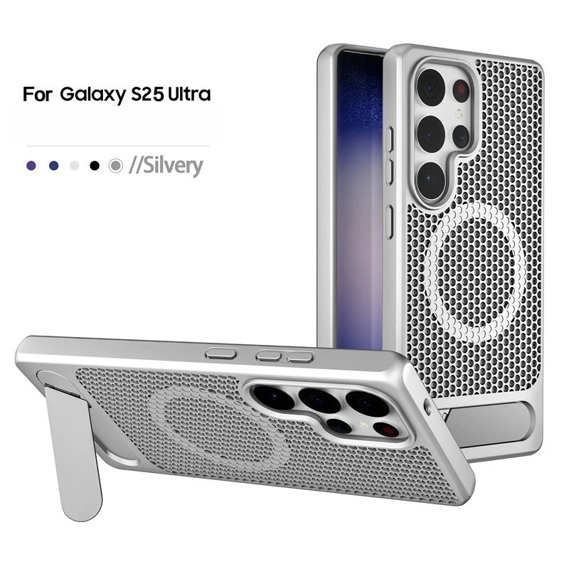 3D Honeycomb Cooling Magnetic Invisible Stand Phone Case For Samsung Galaxy S24 S25 S26 Plus Ultea Breathable Shockproof Case
3D Honeycomb Cooling Magnetic Invisible Stand Phone Case For Samsung Galaxy S24 S25 S26 Plus Ultea Breathable Shockproof Case