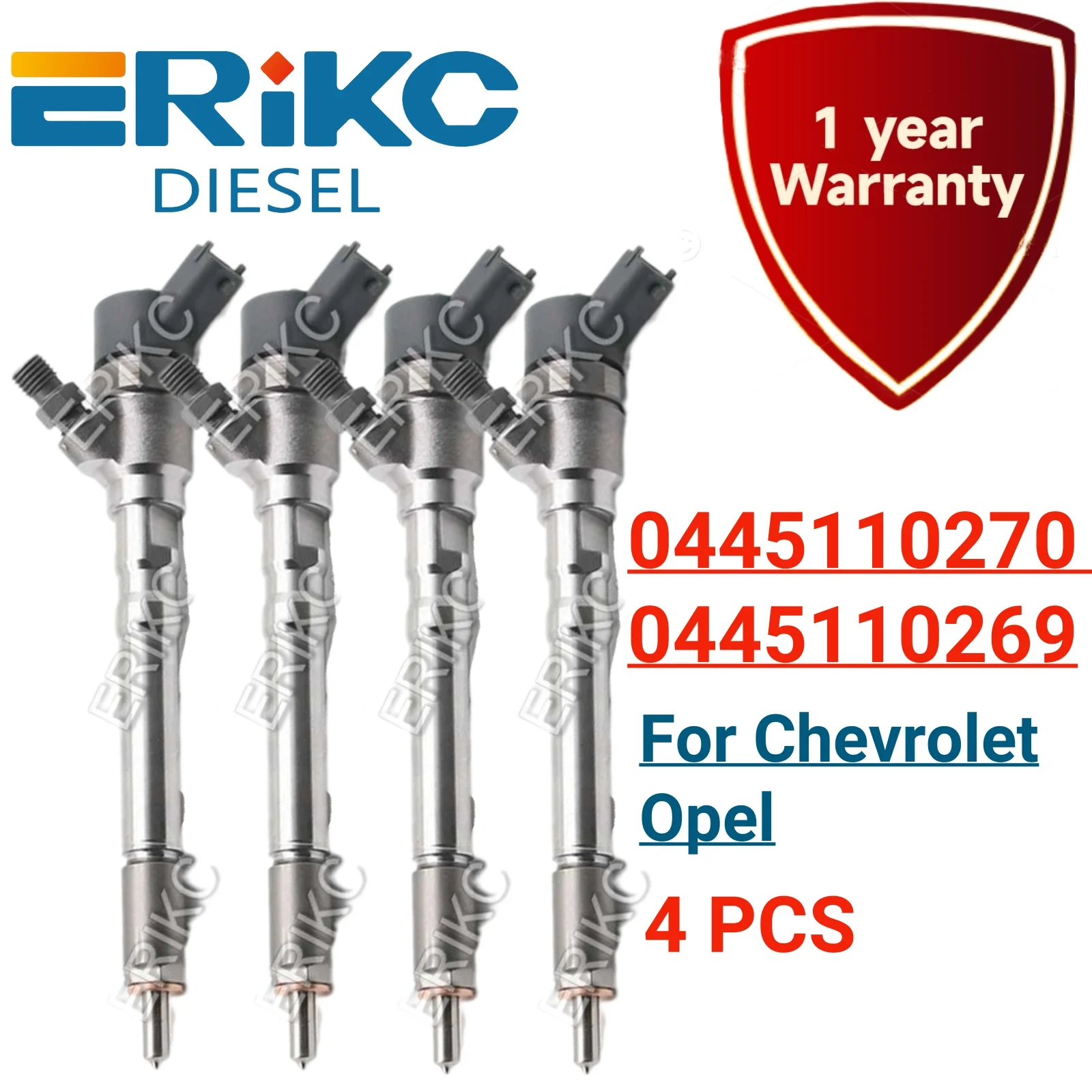 0445110270 0445110269 Diesel Engine Injector 0445 110 269 0445 110 270 15062057F 0986435153 96440397 95517510 for Chevrolet Opel
0445110270 0445110269 Diesel Engine Injector 0445 110 269 0445 110 270 15062057F 0986435153 96440397 95517510 for Chevrolet Opel