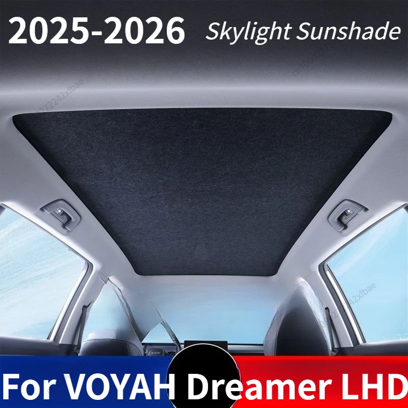 Panoramic Roof Sun Protection & Heat Insulation, Car Roof Sunshade, UV Block, Interior Cooling For VOYAH Dreamer LHD 2025-2026
Panoramic Roof Sun Protection & Heat Insulation, Car Roof Sunshade, UV Block, Interior Cooling For VOYAH Dreamer LHD 2025-2026