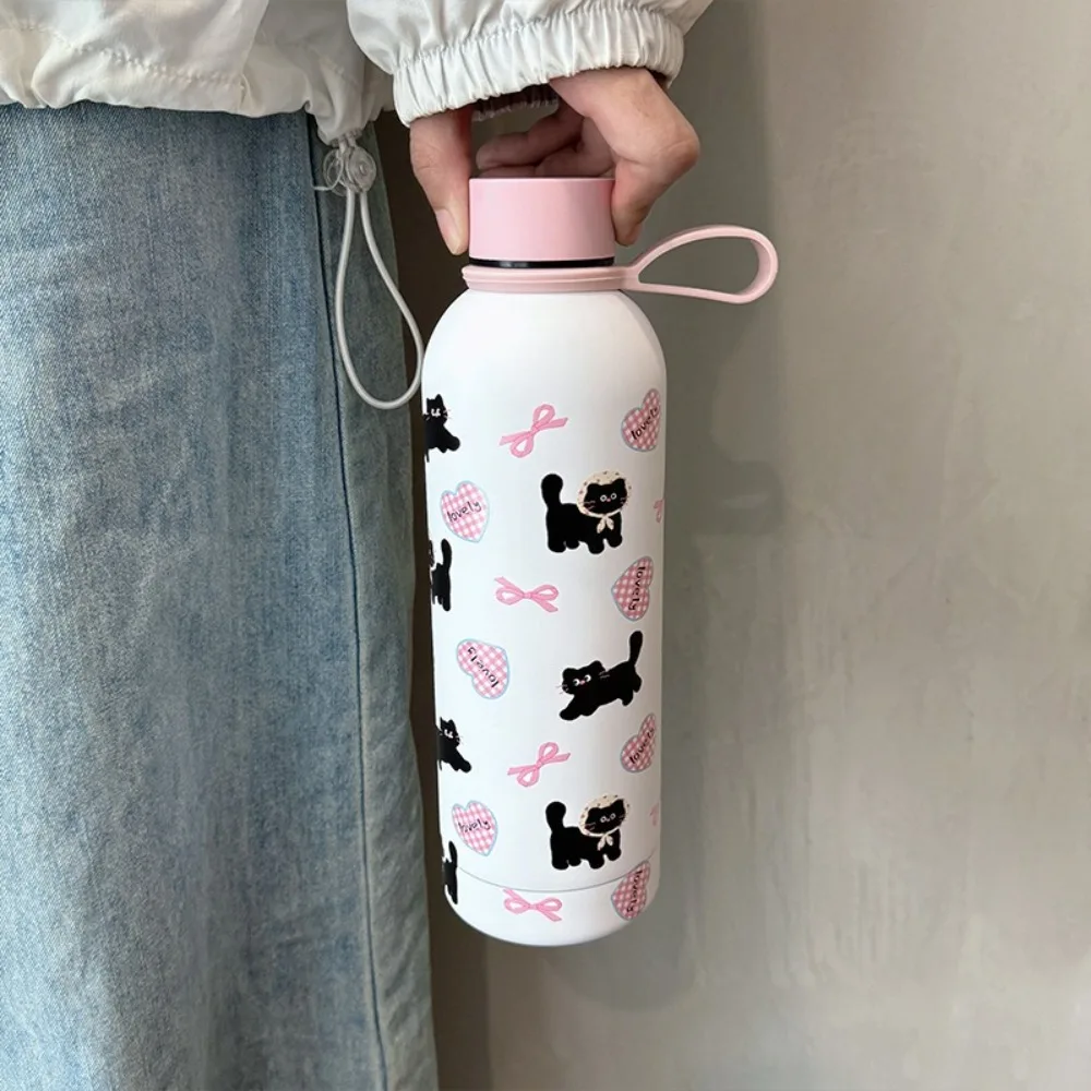 Creative Stainless Steel Bow Cat Thermal Cup Leakproof Large Capacity Vacuum Insulated Cup 500ml Coffee Cup Home Office
Creative Stainless Steel Bow Cat Thermal Cup Leakproof Large Capacity Vacuum Insulated Cup 500ml Coffee Cup Home Office
