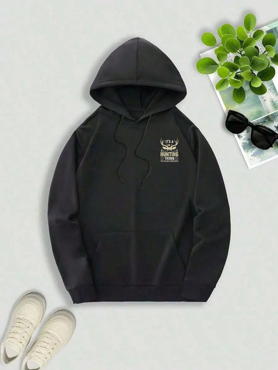 Mens Deer Hunting Graphic Hoodie Casual Comfortable Pullover Sweatshirt Black
Mens Deer Hunting Graphic Hoodie Casual Comfortable Pullover Sweatshirt Black