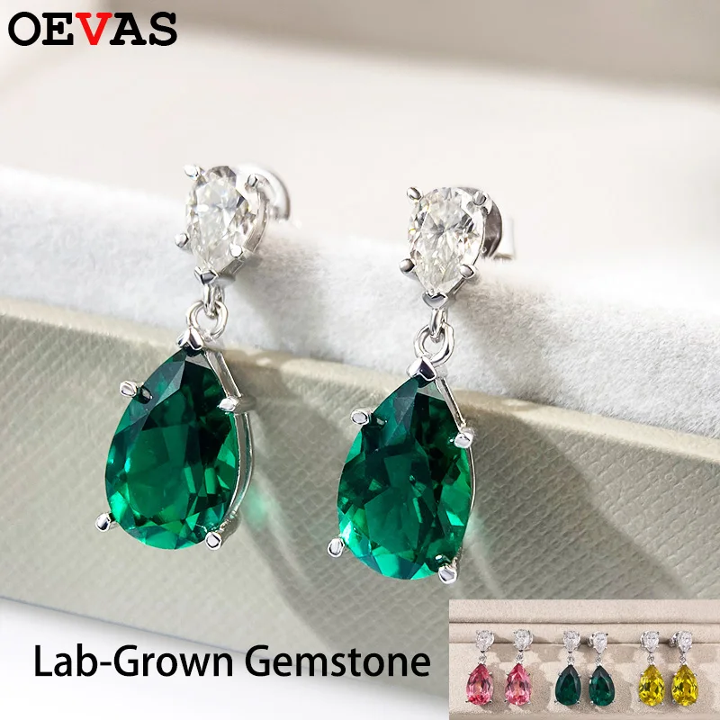 7cttw Pear Cut Moissanite with Lab Grown Columbia Emerald/Padparadscha/canary yellow sapphire Earrings for Women Fine Jewelry
7cttw Pear Cut Moissanite with Lab Grown Columbia Emerald/Padparadscha/canary yellow sapphire Earrings for Women Fine Jewelry