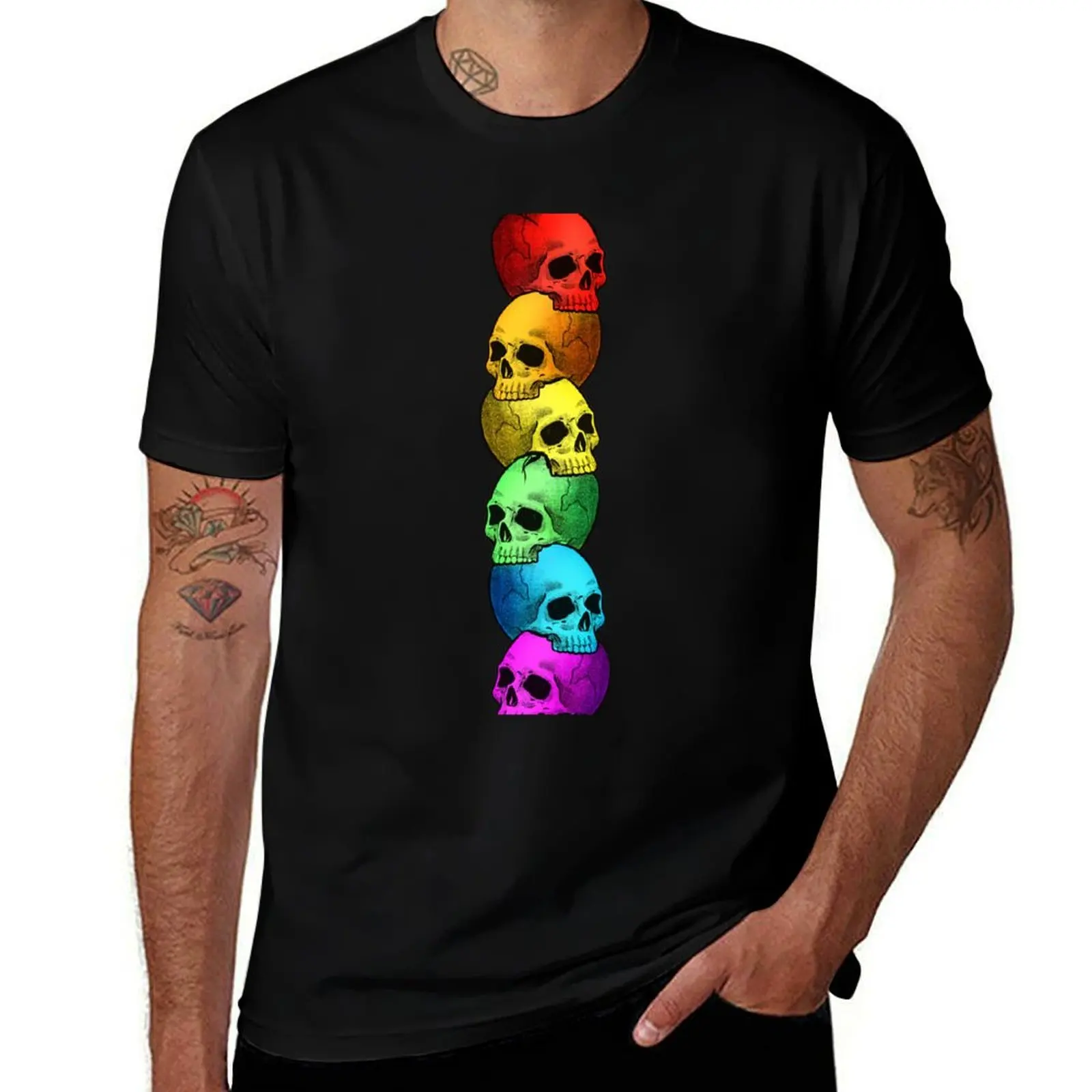 Rainbow skulls T-Shirt tshirts personalised aesthetic clothes quick-drying mens designer clothes
Rainbow skulls T-Shirt tshirts personalised aesthetic clothes quick-drying mens designer clothes
