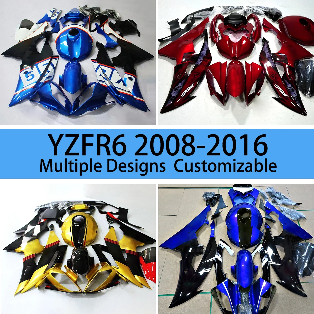 Полный комплект обтекателей для YAMAHA R6 2008 2009 2010 2011 2012 2013 2014 2015 2016, обтекатели кузова мотоцикла YZF R6 08-16
Полный комплект обтекателей для YAMAHA R6 2008 2009 2010 2011 2012 2013 2014 2015 2016, обтекатели кузова мотоцикла YZF R6 08-16