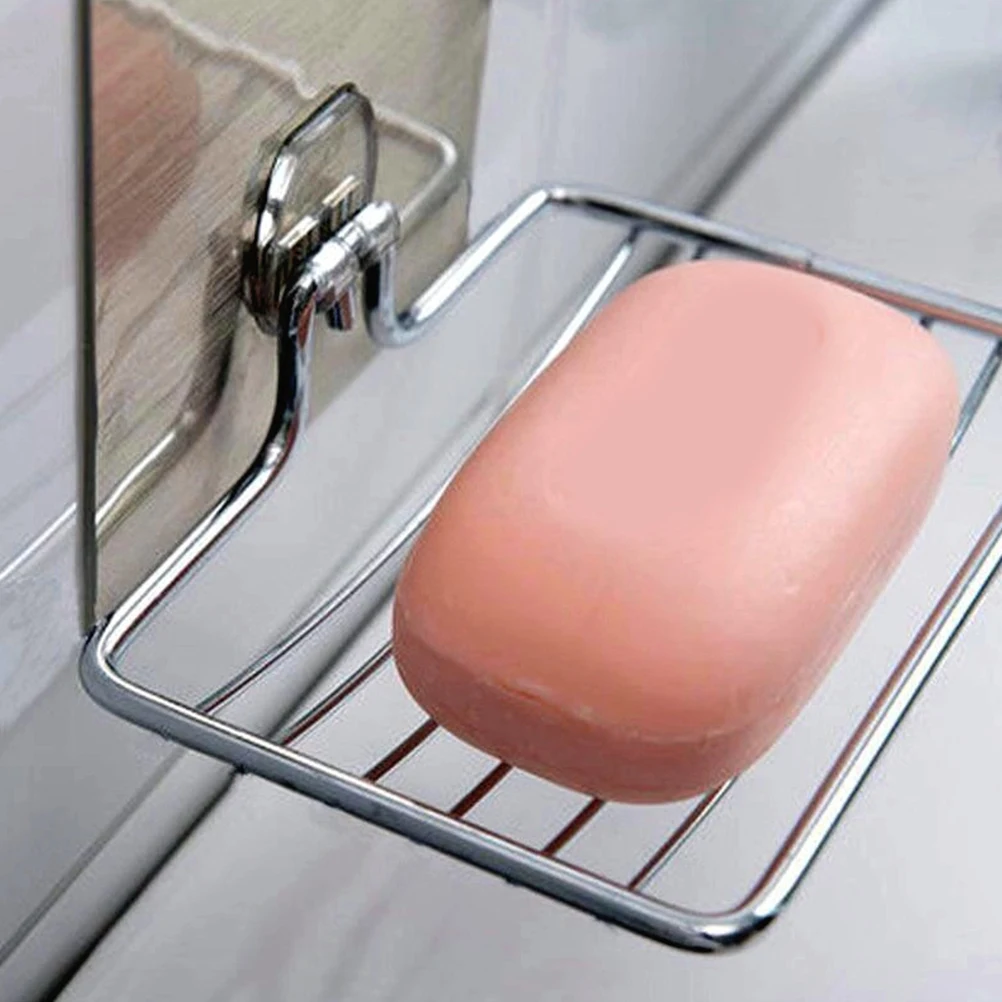 2Pcs Stainless Steel Soap Dish Holder No Punching Wall Mount Shower Bathroom Accessories Drainage Bar Storage Multi Purpose 
2Pcs Stainless Steel Soap Dish Holder No Punching Wall Mount Shower Bathroom Accessories Drainage Bar Storage Multi Purpose
