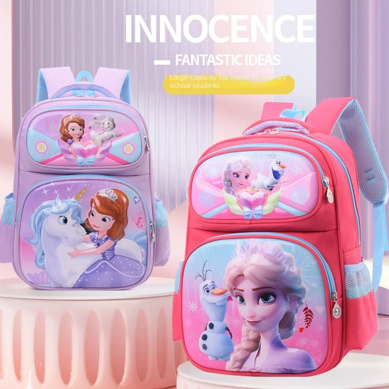 Disney Princess School Bag For Boy Girl Grade 1-3 Spider Man Primary Student Shoulder Orthopedic Backpack Large Capacity Mochila
Disney Princess School Bag For Boy Girl Grade 1-3 Spider Man Primary Student Shoulder Orthopedic Backpack Large Capacity Mochila