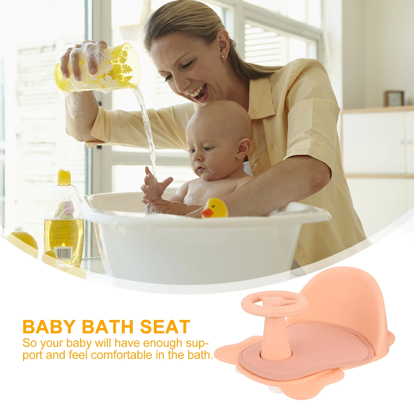 Bath Tub Seat Chair Seats for Babies Inflatable Bathing Pink Infant Bathtub Child
Bath Tub Seat Chair Seats for Babies Inflatable Bathing Pink Infant Bathtub Child