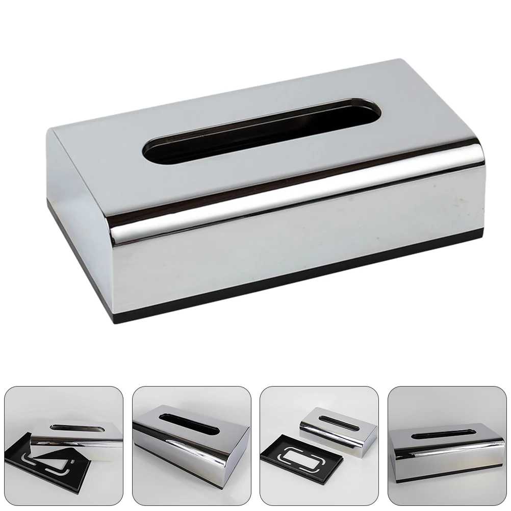Plastic Electroplated Tissue Box Modern Silver Design Multifunctional Home Napkin Dispenser Rectangular Paper Container Storage
Plastic Electroplated Tissue Box Modern Silver Design Multifunctional Home Napkin Dispenser Rectangular Paper Container Storage
