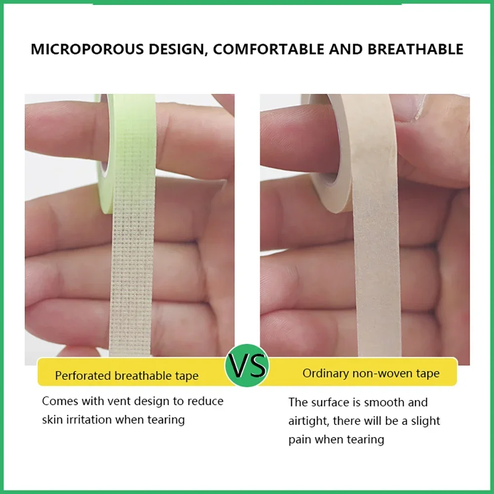Eyelash Extension Tape, Roll Breathable Non Woven Eyelash Tape for Eyelash Extension Supplies
Eyelash Extension Tape, Roll Breathable Non Woven Eyelash Tape for Eyelash Extension Supplies