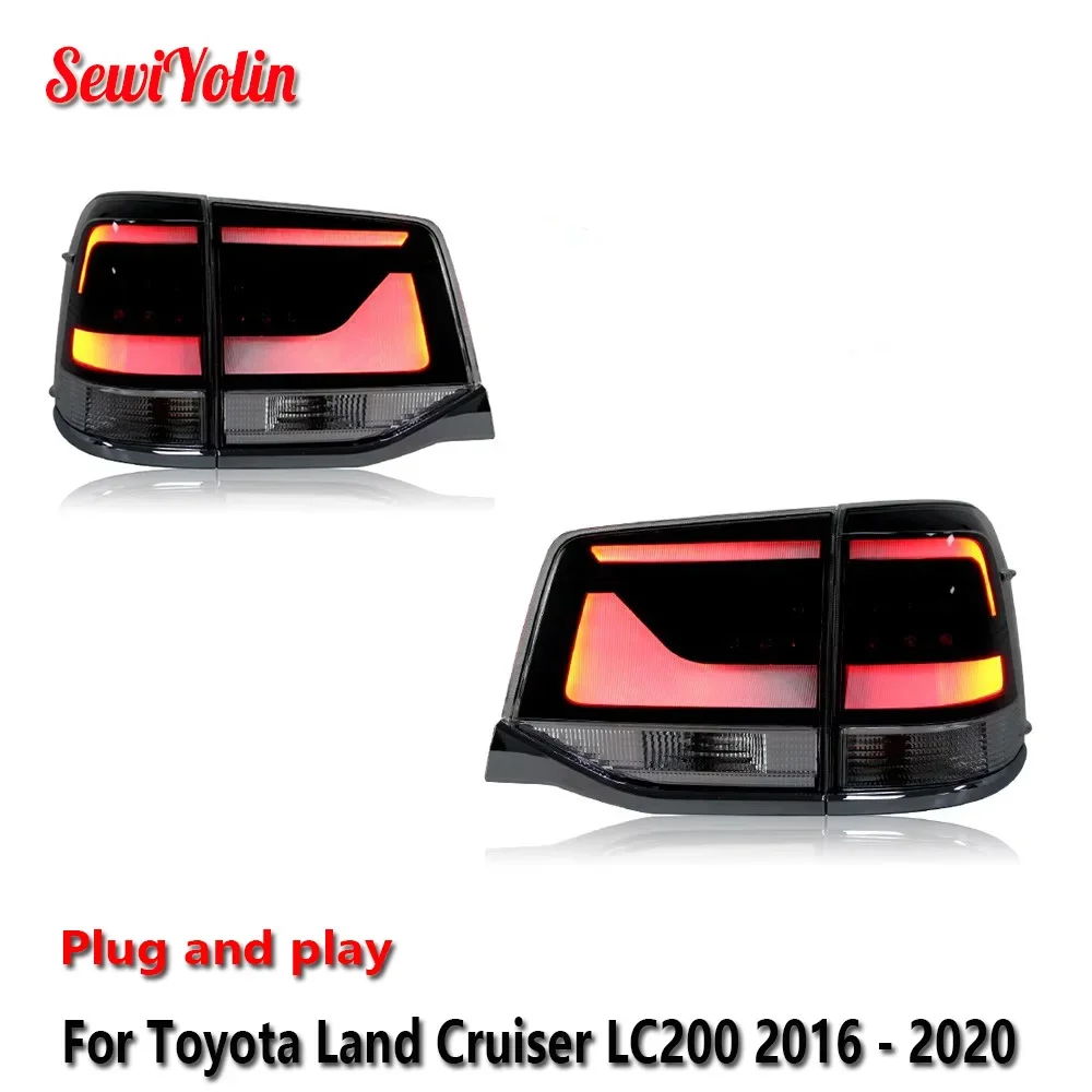 Автомобильные светодиодные задние фонари, аксессуары для Toyota Land Cruiser LC200 2016-2020, автоматический задний противотуманный фонарь DRL, стоп-сигнал поворота Plug and Play
Автомобильные светодиодные задние фонари, аксессуары для Toyota Land Cruiser LC200 2016-2020, автоматический задний противотуманный фонарь DRL, стоп-сигнал поворота Plug and Play