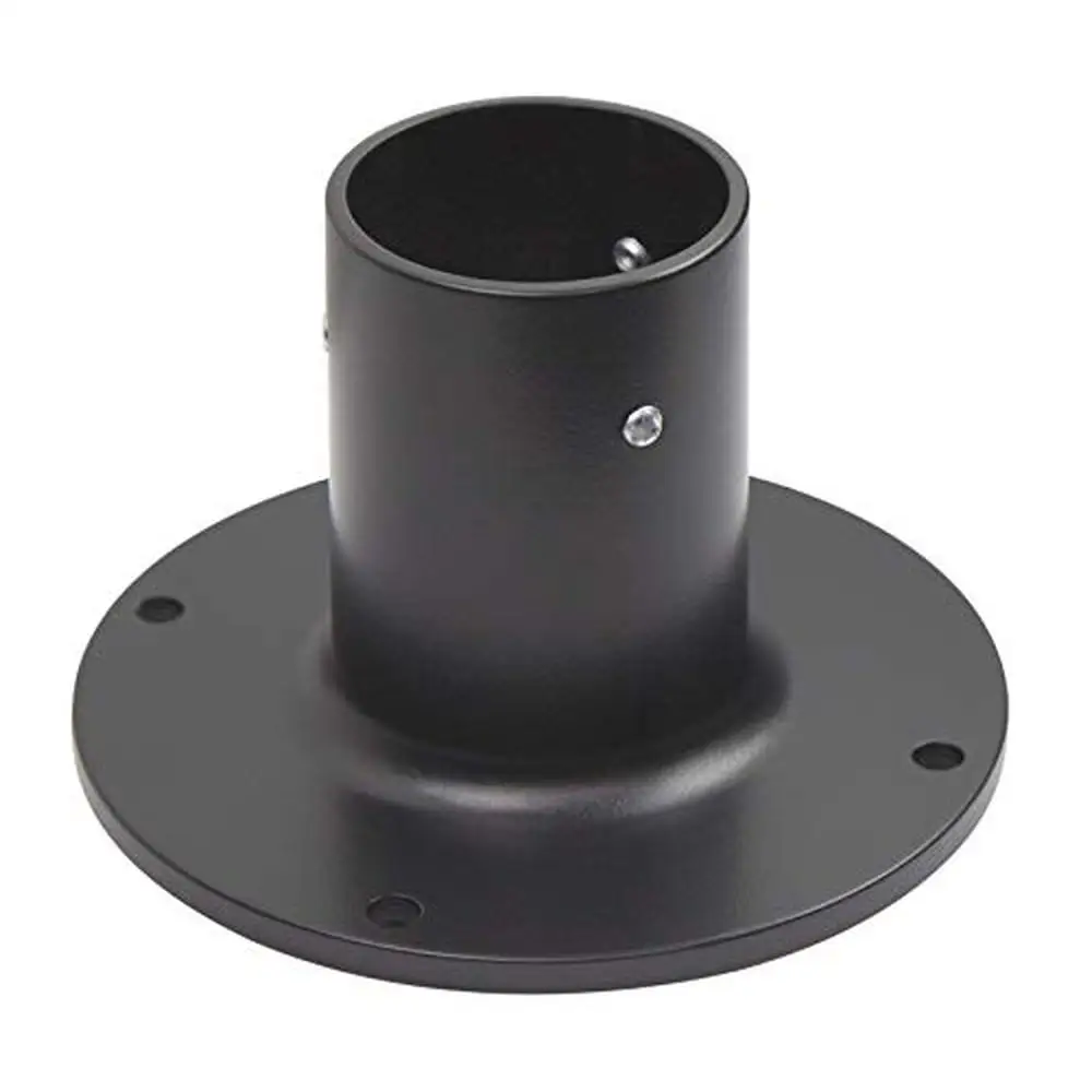 Aluminum Stand Mount Post Flange Base 3" Diameter Black Powder Coated Rust-Proof Design Round Shape Hardware Included 10' Post
Aluminum Stand Mount Post Flange Base 3" Diameter Black Powder Coated Rust-Proof Design Round Shape Hardware Included 10' Post