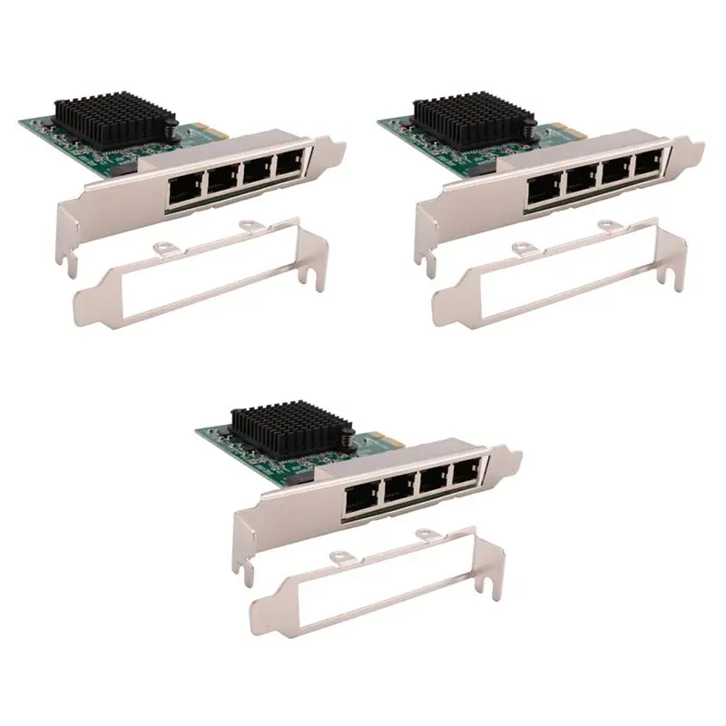M51K-3X Network Cards Network/Lan Adapter PCI-E Network Card Realtek RJ45 Internet Ethernet Gigabit 4 Port Network Card
M51K-3X Network Cards Network/Lan Adapter PCI-E Network Card Realtek RJ45 Internet Ethernet Gigabit 4 Port Network Card
