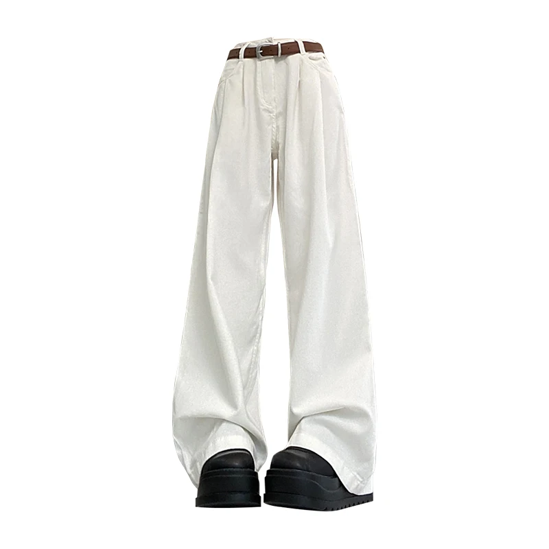 Solid Vintage High Waist Women Pants Aesthetic Chic Fashion Harajuku All Match Wide Leg Trousers Loose Grunge Pantalones
Solid Vintage High Waist Women Pants Aesthetic Chic Fashion Harajuku All Match Wide Leg Trousers Loose Grunge Pantalones