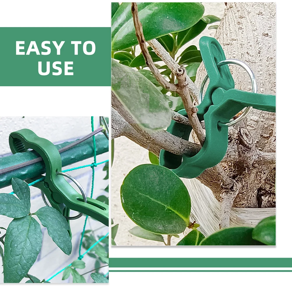 60pcs Plant Support Clips Gardening Plastic Clamps for Stem Bending Climbing Plants Tomato Vine Fixing Clamp Set
60pcs Plant Support Clips Gardening Plastic Clamps for Stem Bending Climbing Plants Tomato Vine Fixing Clamp Set