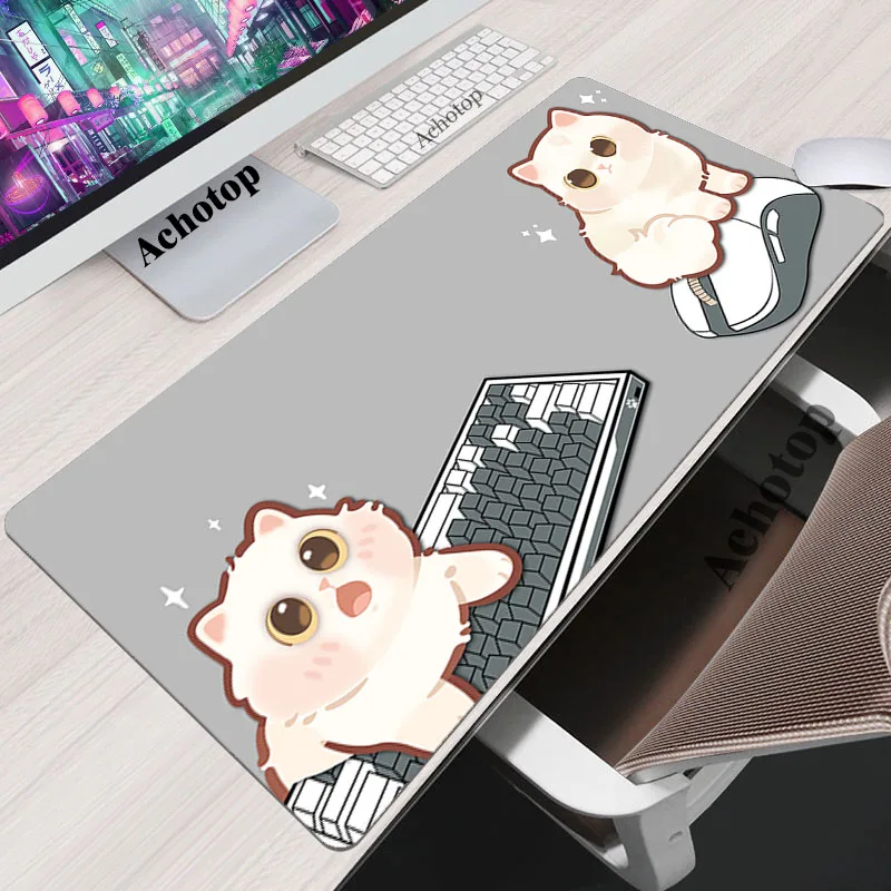 Gray Cute Cat Mouse Pad Kawaii Office Mousepad Big Gaming Mousepad XXL Mouse Mat Large Keyboard Mat Desk Pad For Computer Laptop
Gray Cute Cat Mouse Pad Kawaii Office Mousepad Big Gaming Mousepad XXL Mouse Mat Large Keyboard Mat Desk Pad For Computer Laptop