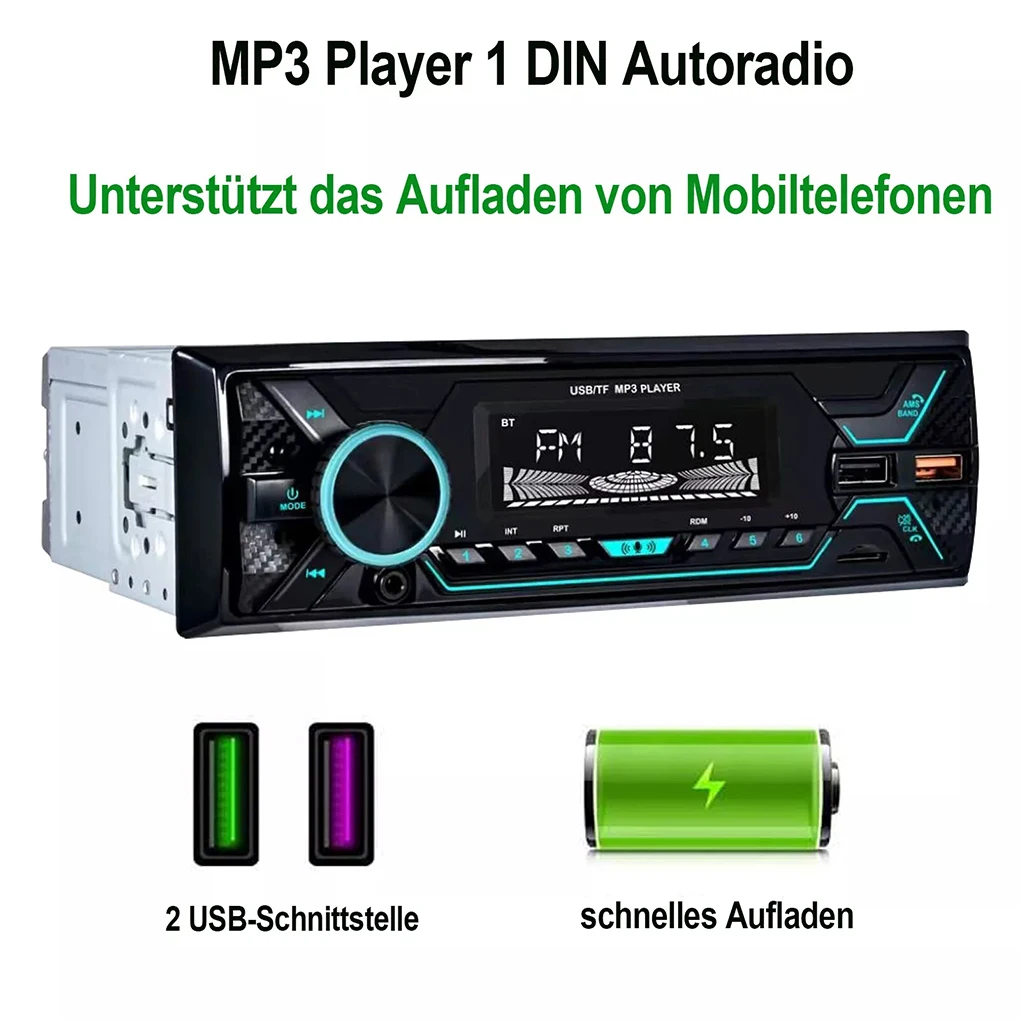 Универсальный автомобильный стерео аудио радио MP3-плеер 1 Din SD/USB/AUX головное устройство BT-плеер In-dash FM USB TF AUX с цветной подсветкой
Универсальный автомобильный стерео аудио радио MP3-плеер 1 Din SD/USB/AUX головное устройство BT-плеер In-dash FM USB TF AUX с цветной подсветкой