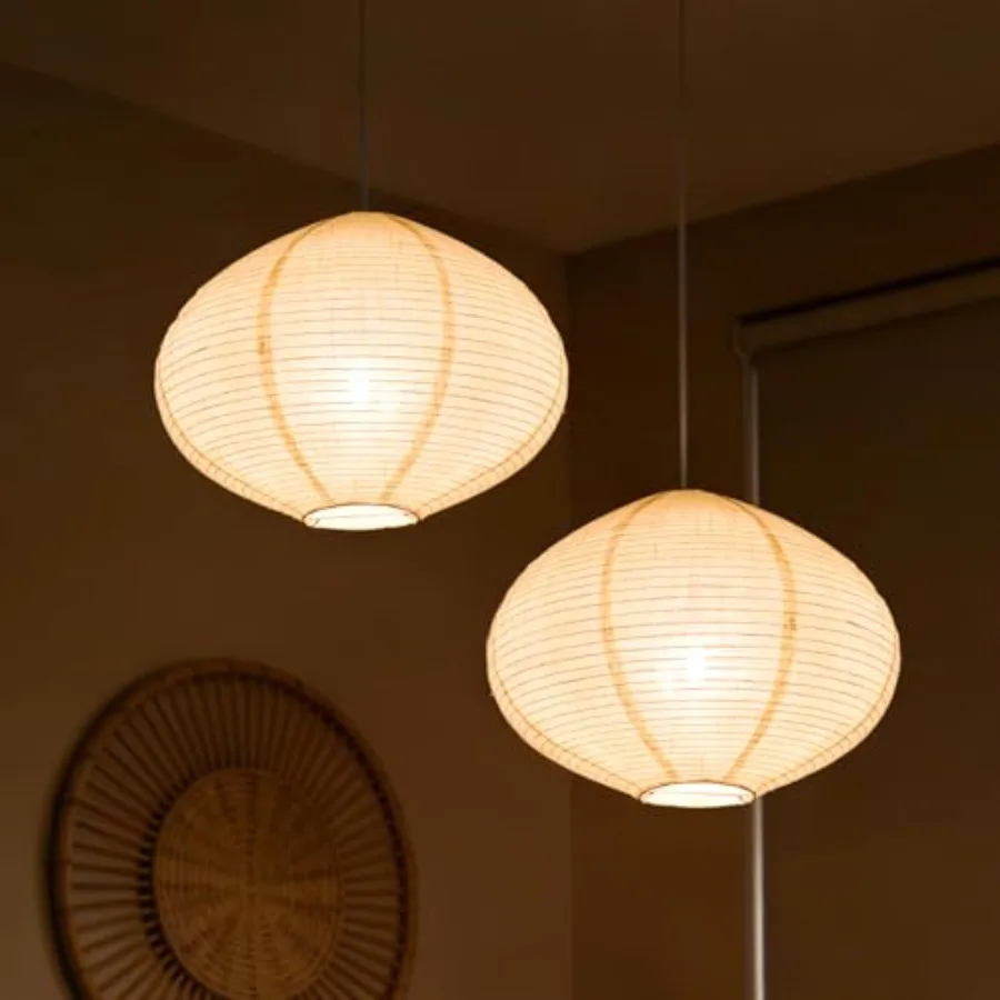 2 PCS 16 Inch Oval Pendant Lamp Shades Only, White Beige Linen Look Hanging Light Shades for Bedroom, Living Room, Dining Room,
2 PCS 16 Inch Oval Pendant Lamp Shades Only, White Beige Linen Look Hanging Light Shades for Bedroom, Living Room, Dining Room,
