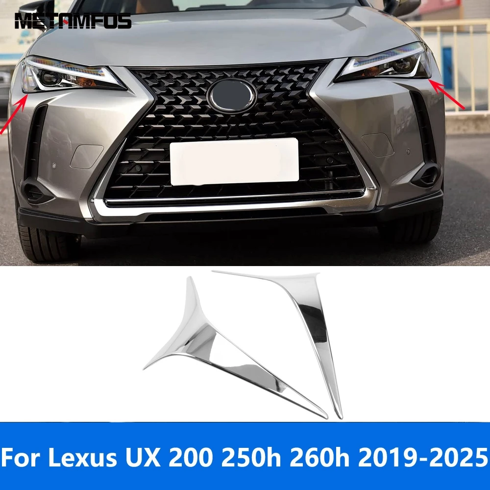 Head Light Lamp Eyelid Eyebrow For Lexus UX 200 250h 260h 2019-2024 2025 Chrome Headlight Strip Trim Accessories Car Styling
Head Light Lamp Eyelid Eyebrow For Lexus UX 200 250h 260h 2019-2024 2025 Chrome Headlight Strip Trim Accessories Car Styling
