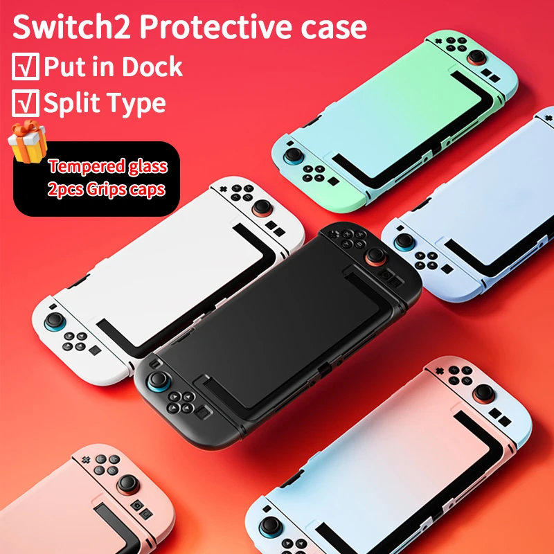 For nintendo switch2 protective case Switch2 Split type protective shell PUT IN dock gift tempered glass grip caps switch2 cover
For nintendo switch2 protective case Switch2 Split type protective shell PUT IN dock gift tempered glass grip caps switch2 cover