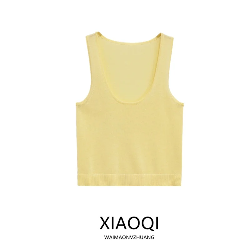 Comfortable Casual round Ne Svel Flat Needle Knitted Top Women's Faion Summer New Arrival Thin Upperwear 2025
Comfortable Casual round Ne Svel Flat Needle Knitted Top Women's Faion Summer New Arrival Thin Upperwear 2025