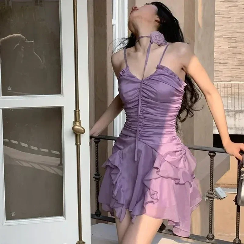 Strap Dress for Women Summer New Design Sense Chiffon Holiday Fairy Birthday Dress with Waist Wrap Short Skirt
Strap Dress for Women Summer New Design Sense Chiffon Holiday Fairy Birthday Dress with Waist Wrap Short Skirt