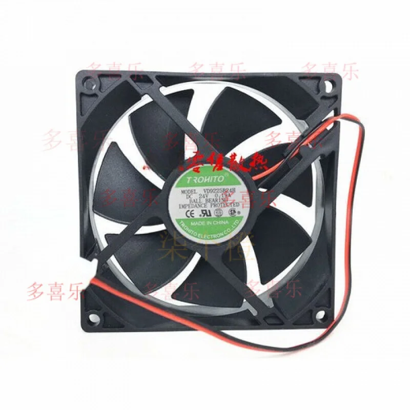 ZMZM 1 шт. для TROHITO VD9225B24H 9025 24 В 0,19 А инверторный вентилятор охлаждения # F18 
ZMZM 1 шт. для TROHITO VD9225B24H 9025 24 В 0,19 А инверторный вентилятор охлаждения # F18