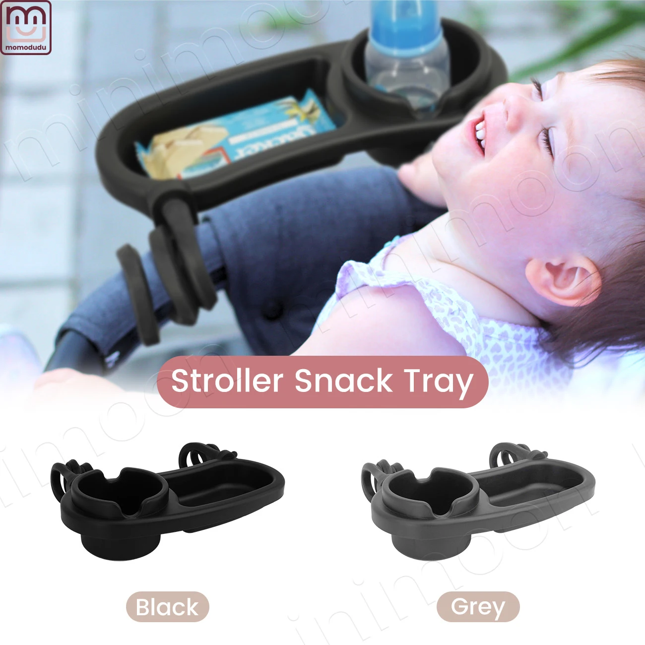 Универсальный силиконовый держатель для закусок, спиральный поднос-прищепка для коляски (для еды и напитков)
Универсальный силиконовый держатель для закусок, спиральный поднос-прищепка для коляски (для еды и напитков)