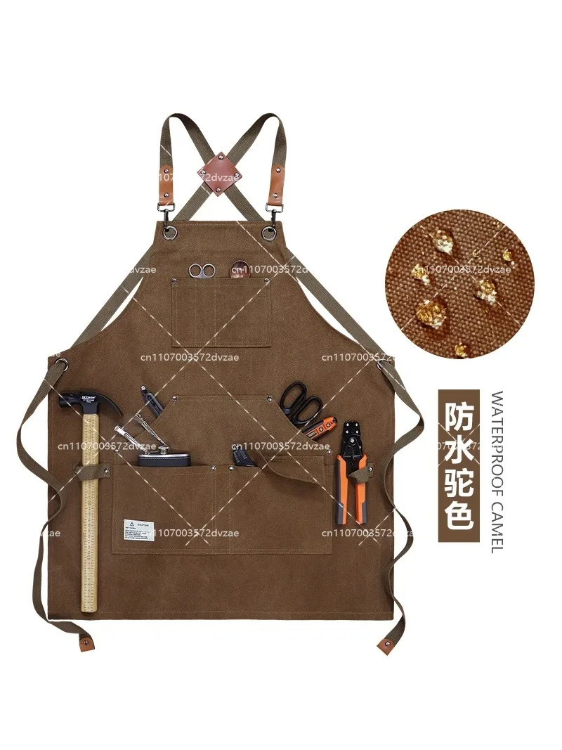Thick canvas waterproof apron custom logo, printing overalls
Thick canvas waterproof apron custom logo, printing overalls