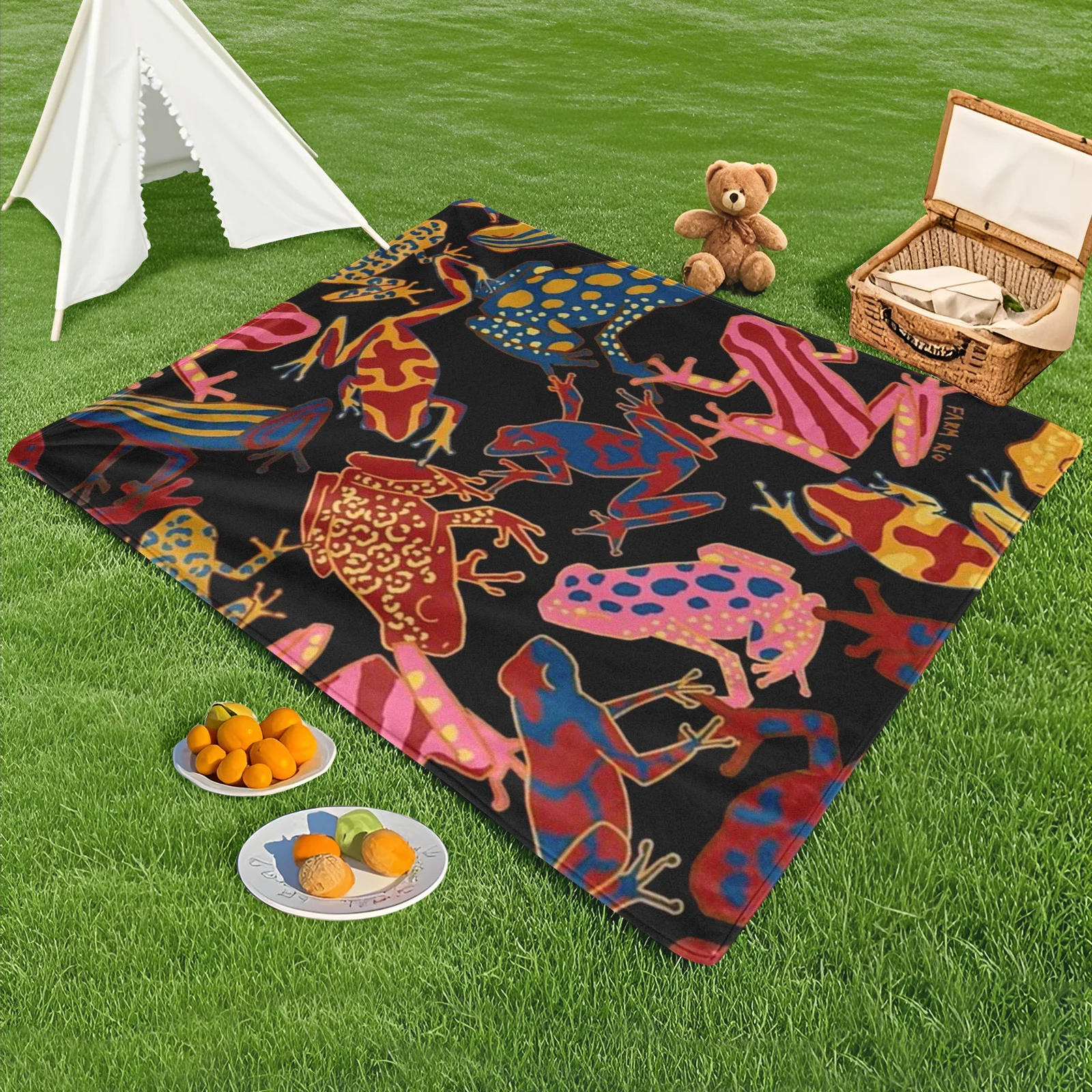 Stylish Black And Pink Frog Animal Print Outdoor Blanket For Picnics Camping And Cozy Outdoor Relaxation In Nature
Stylish Black And Pink Frog Animal Print Outdoor Blanket For Picnics Camping And Cozy Outdoor Relaxation In Nature