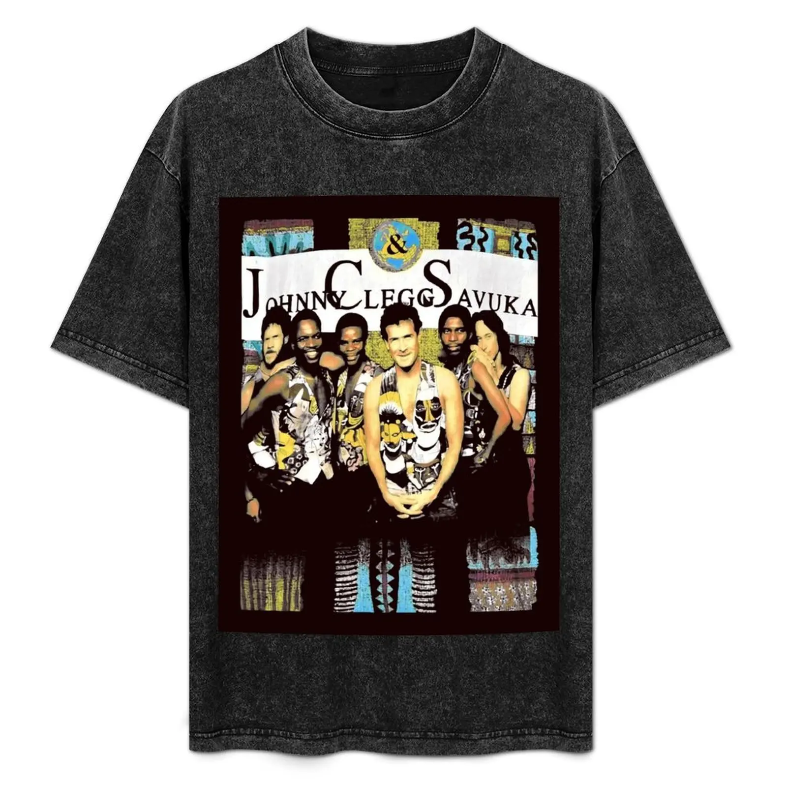 90s Johnny Clegg and Savuka One World T-Shirt Classic Print Short Sleeve Shirt
90s Johnny Clegg and Savuka One World T-Shirt Classic Print Short Sleeve Shirt