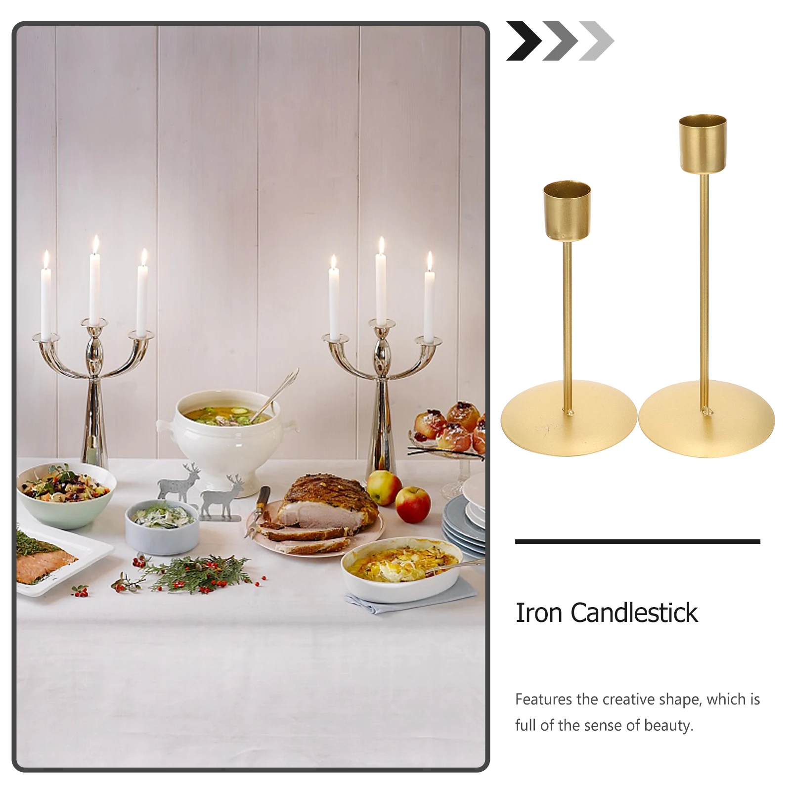 Candlestick Holders Home Decor Romantic Iron Candlesticks High Quality Wedding Banquet Table Decor Classic Fashionable
Candlestick Holders Home Decor Romantic Iron Candlesticks High Quality Wedding Banquet Table Decor Classic Fashionable
