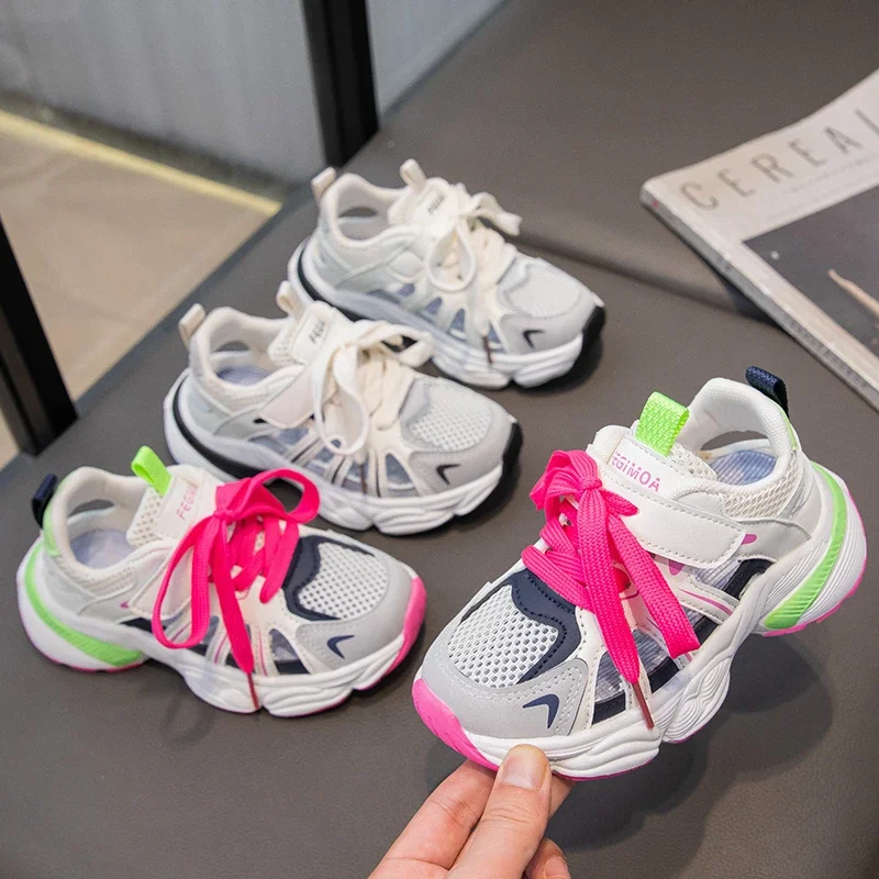Size 26-37 Children's Sports Sandals Shoes 2024 Summer Baby Girls and Boys Hollow Single Mesh Breathable Mesh Shoes Kids Sneaker
Size 26-37 Children's Sports Sandals Shoes 2024 Summer Baby Girls and Boys Hollow Single Mesh Breathable Mesh Shoes Kids Sneaker