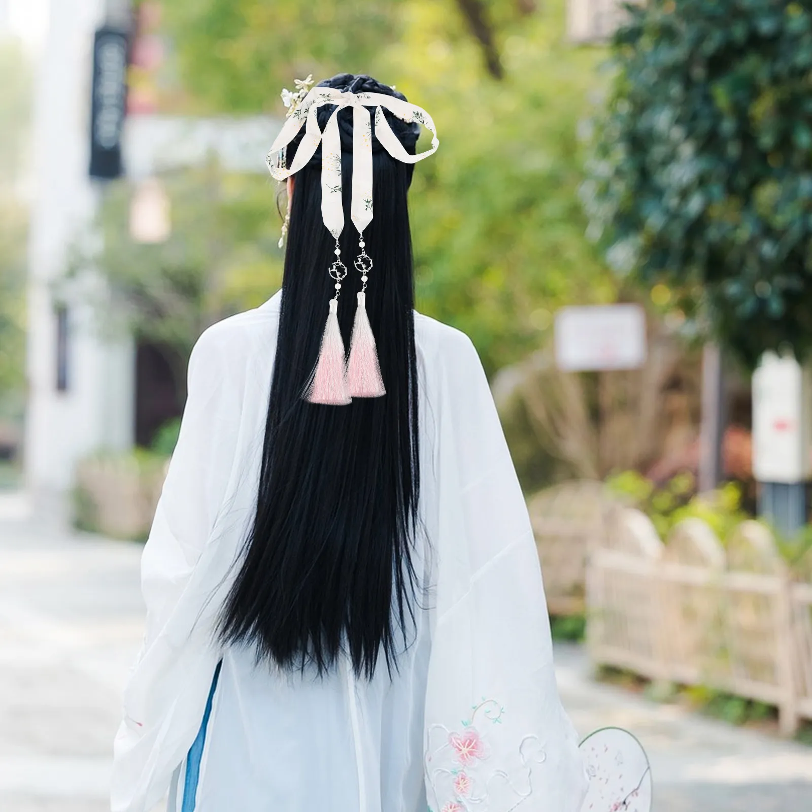 Hanfu Hair Ribbon Gradient Tassel Soft Fabric Traditional Chinese Hair Rope Hanfu Headdress Cosplay Accessories
Hanfu Hair Ribbon Gradient Tassel Soft Fabric Traditional Chinese Hair Rope Hanfu Headdress Cosplay Accessories