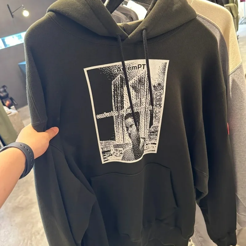 Street Sports Apparel Cavempt Hoodie Abstract Face Printed High Quality Black Hooded Loose Fitting Men Women Couple Sweatshirt
Street Sports Apparel Cavempt Hoodie Abstract Face Printed High Quality Black Hooded Loose Fitting Men Women Couple Sweatshirt