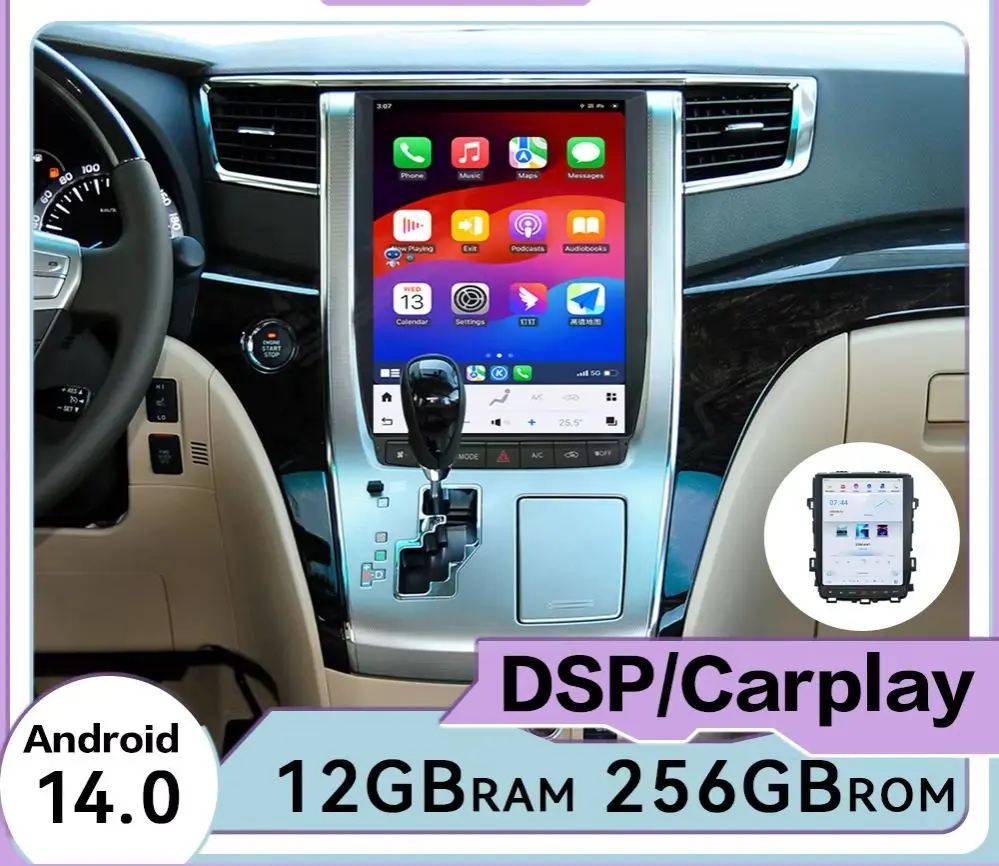 Qualcomm Multimedia Android Auto For Toyota Alphard 20 Series 2007~2014 GPS Navigation Car Radio Voice Control Screen Head Unit
Qualcomm Multimedia Android Auto For Toyota Alphard 20 Series 2007~2014 GPS Navigation Car Radio Voice Control Screen Head Unit