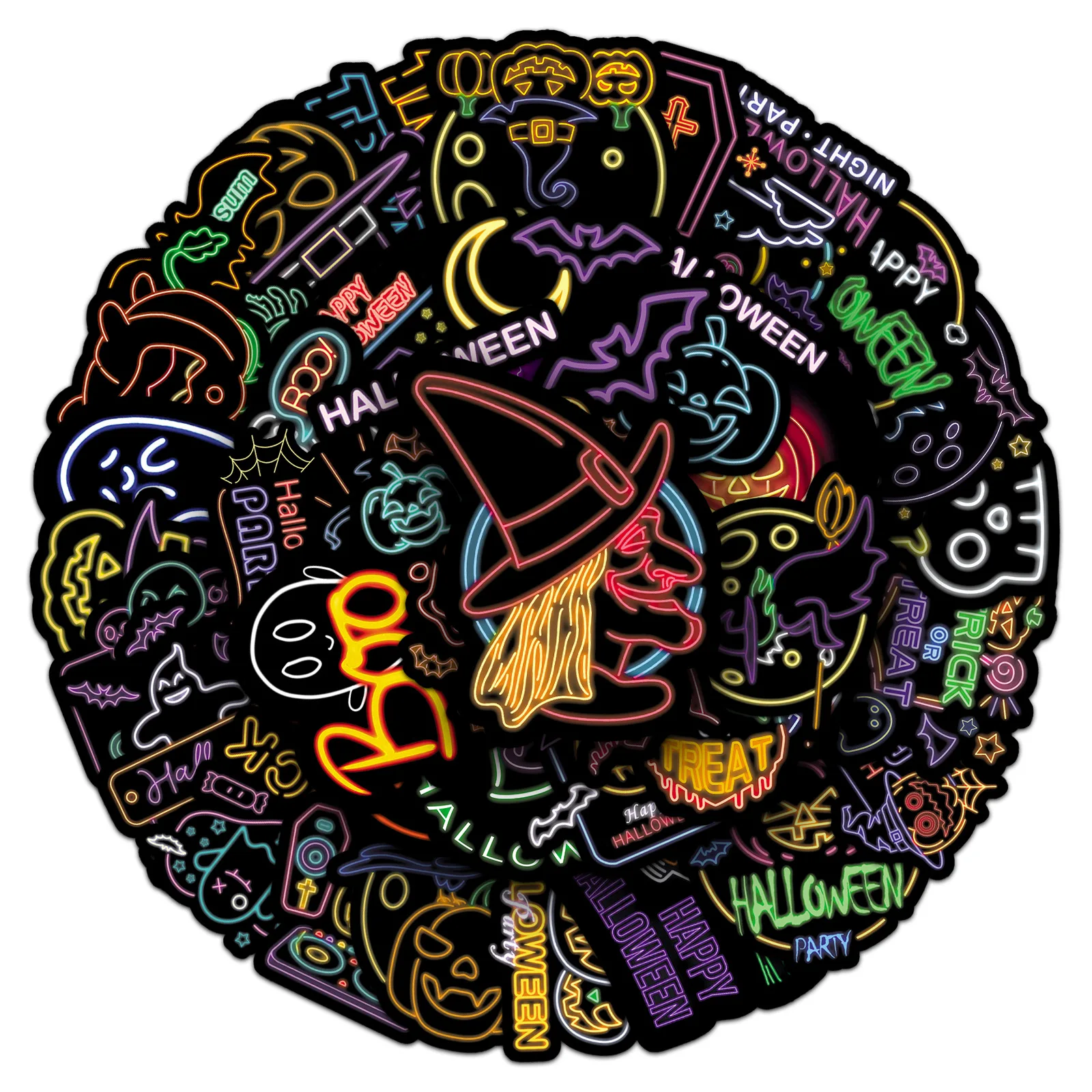 10/50PCS Halloween Graffiti Stickers Neon Style Cartoon Decals Festival Decoration Laptop Guitar Car Bike Skateboard Kids Toys
10/50PCS Halloween Graffiti Stickers Neon Style Cartoon Decals Festival Decoration Laptop Guitar Car Bike Skateboard Kids Toys