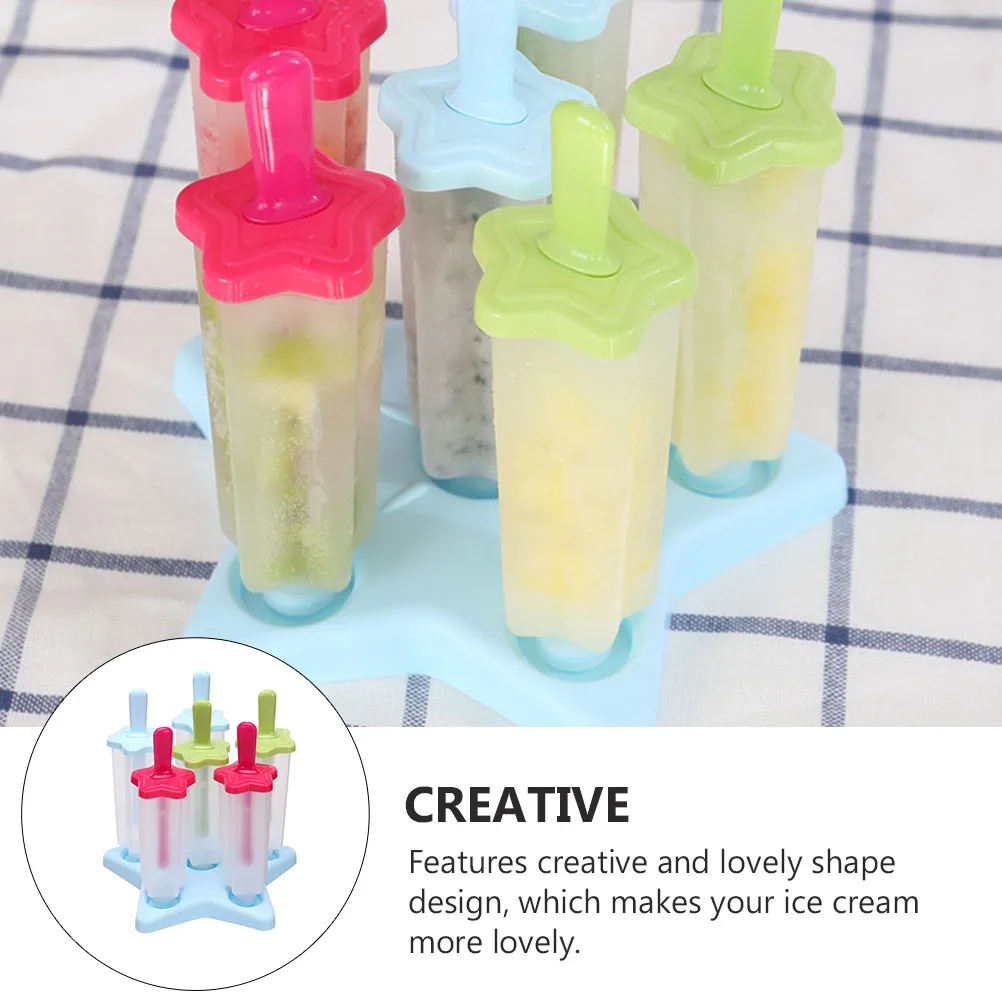 Ice Cream Mold Popsicle Box DIY Making Molds 6 Cavities Creative Shape Kitchen Supplies Ice Lolly Mould Homemade
Ice Cream Mold Popsicle Box DIY Making Molds 6 Cavities Creative Shape Kitchen Supplies Ice Lolly Mould Homemade