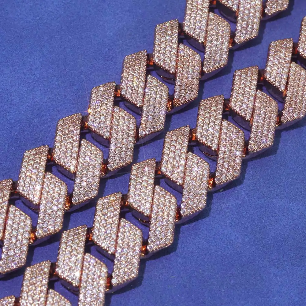 ESKEEK 15mm 4 Rows Rose Gold Cuban Bracelet Prong for Men Iced Out Prong Miami Cuban Link Chain Bracelet Hip Hop Jewelry
ESKEEK 15mm 4 Rows Rose Gold Cuban Bracelet Prong for Men Iced Out Prong Miami Cuban Link Chain Bracelet Hip Hop Jewelry