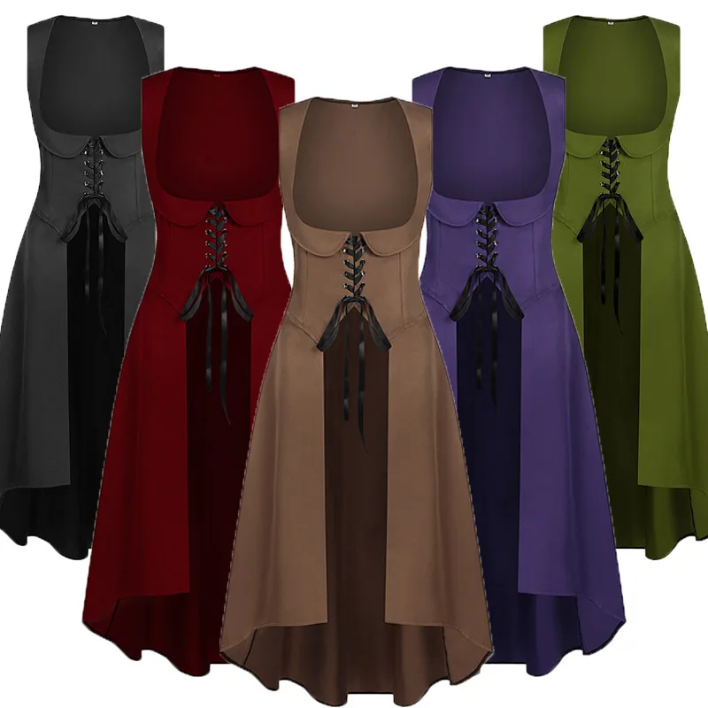 Women Gothic Renaissance Gown Medieval Velvet Court Dress Theater Grade Stage Costume for Dark Halloween Performances
Women Gothic Renaissance Gown Medieval Velvet Court Dress Theater Grade Stage Costume for Dark Halloween Performances