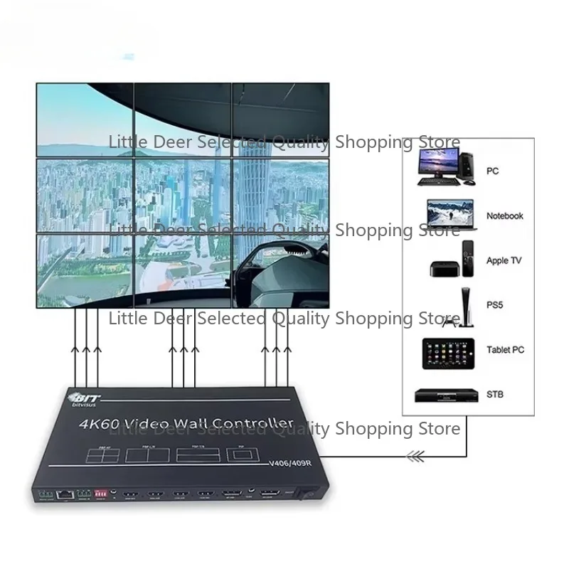 Professional Audio 4K 8K Switcher 1x3 3x5 2x3 for LCD/ LED Screen Video Wall Controller Processor
Professional Audio 4K 8K Switcher 1x3 3x5 2x3 for LCD/ LED Screen Video Wall Controller Processor
