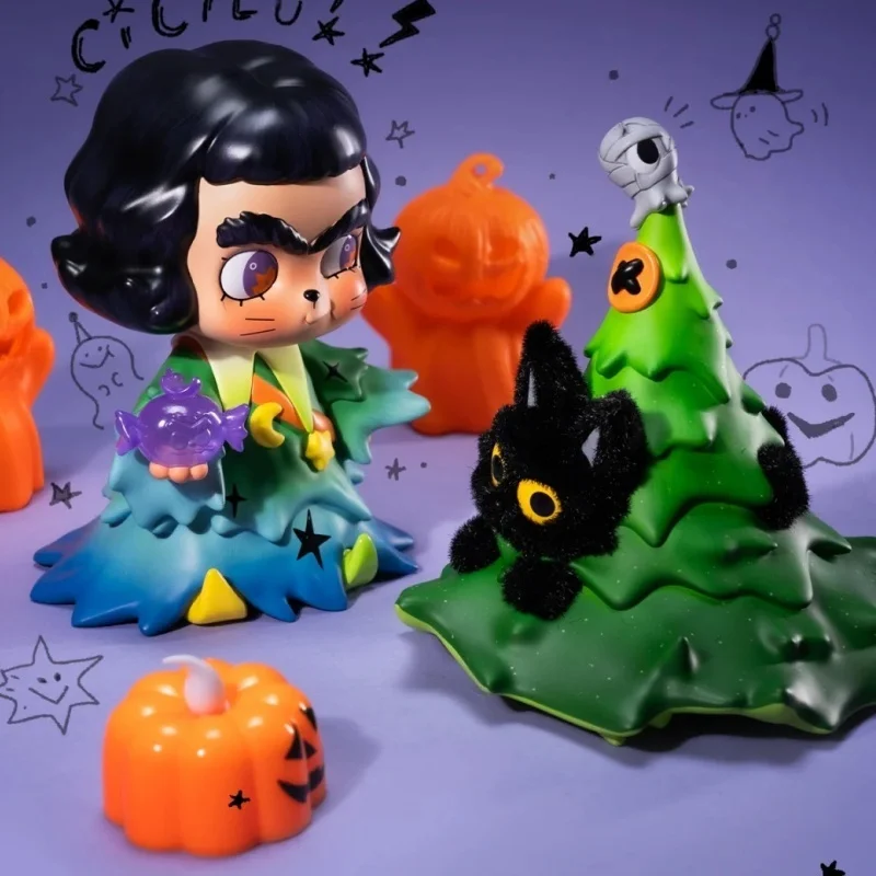 Подлинная таинственный черный кот ручной работы CiCiLu, модная игрушка с орнаментом, слепая коробка, подарочные коллекционные законодатели модников, игрушки на День всех святых
Подлинная таинственный черный кот ручной работы CiCiLu, модная игрушка с орнаментом, слепая коробка, подарочные коллекционные законодатели модников, игрушки на День всех святых