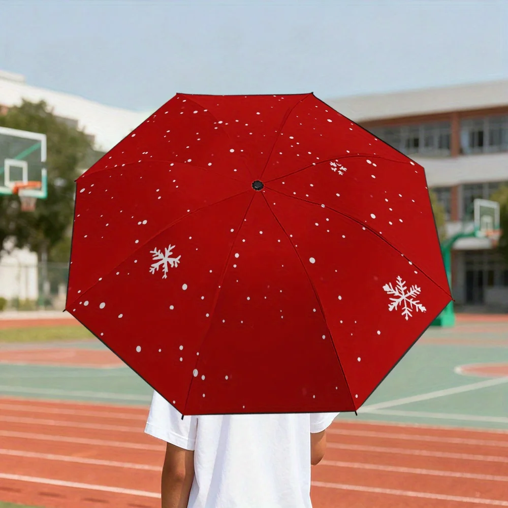 1pc Christmas Snowflakes Magic Image Folding Umbrella, Thickened Reinforced Frame, Automatic Open, Lightweight & Portable for
1pc Christmas Snowflakes Magic Image Folding Umbrella, Thickened Reinforced Frame, Automatic Open, Lightweight & Portable for