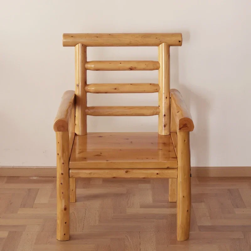 Log Armchair Single Seat Chair Solid Wood Study Bed & Breakfast Chair Cypress Wood
Log Armchair Single Seat Chair Solid Wood Study Bed & Breakfast Chair Cypress Wood
