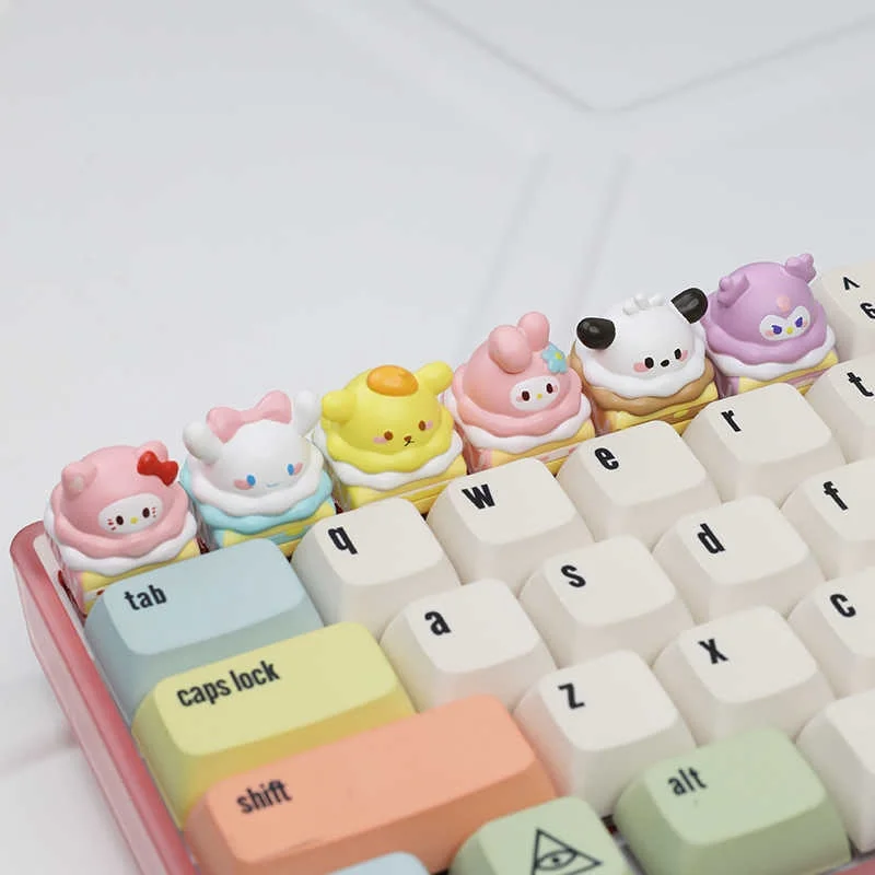 Creative Cute Keycap Hello Kitty Sanrio Cake Esc Key Cap Single Resin Cartoon Mechanical Keyboard Keycap Gift
Creative Cute Keycap Hello Kitty Sanrio Cake Esc Key Cap Single Resin Cartoon Mechanical Keyboard Keycap Gift