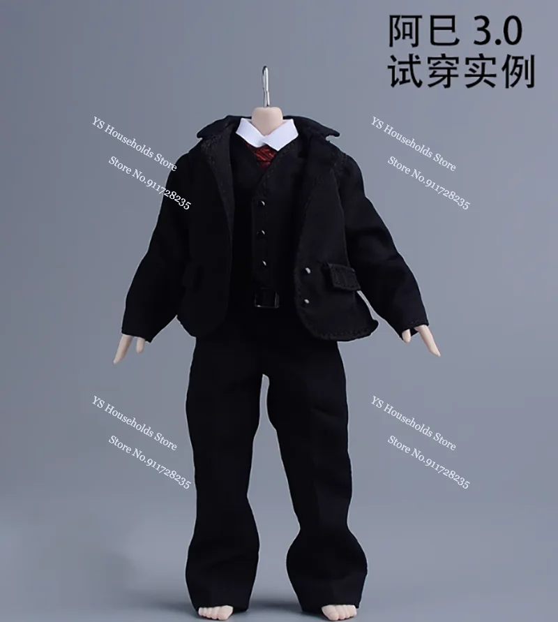 Black White 1/12 Man Soldier Suit Coat Pants Vest Necktie Belt Clothes Set Accessory For 6inch Anime Male Action Figure Cosplay
Black White 1/12 Man Soldier Suit Coat Pants Vest Necktie Belt Clothes Set Accessory For 6inch Anime Male Action Figure Cosplay