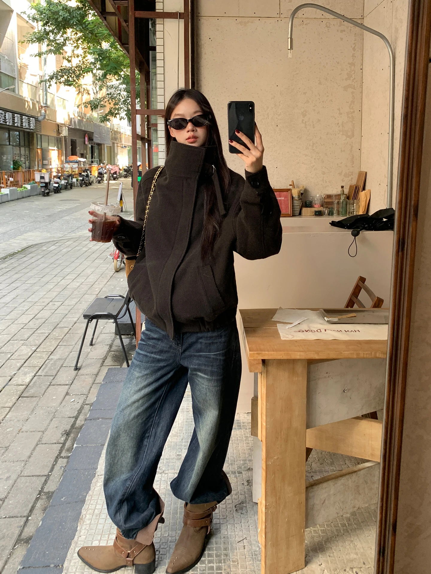 G Sle Женское шерстяное пальто ort Bla, новинка 2024 года, осень-зима, уникальная смесь хлопка, полиэстер, вискозное волокно, молния C...
G Sle Женское шерстяное пальто ort Bla, новинка 2024 года, осень-зима, уникальная смесь хлопка, полиэстер, вискозное волокно, молния C...