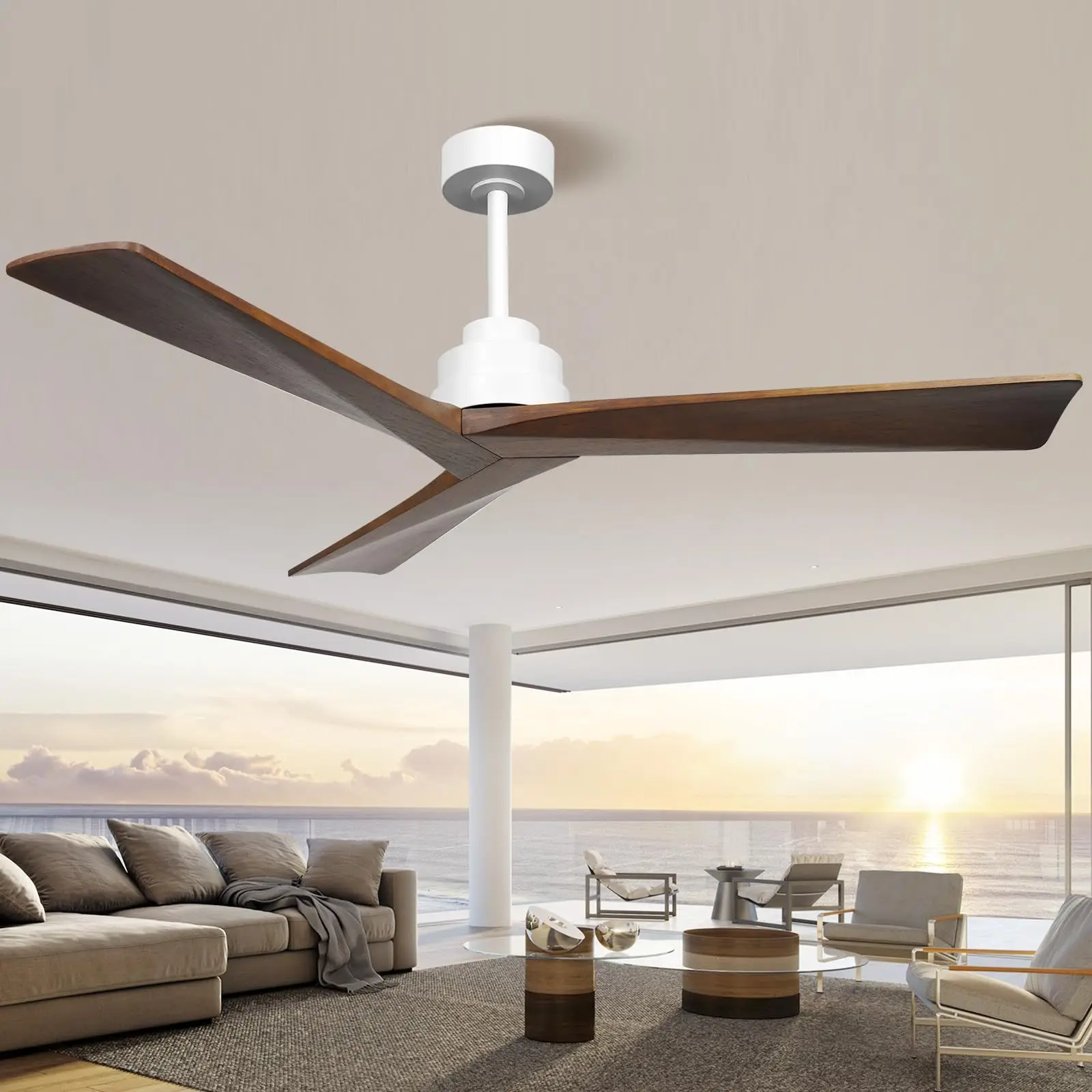 Wood Ceiling Fan No Light with Remote, Modern Ceiling Fan Without Light for Bedroom,Living Room,3 Blade Solid Wood Fan 6 Speeds
Wood Ceiling Fan No Light with Remote, Modern Ceiling Fan Without Light for Bedroom,Living Room,3 Blade Solid Wood Fan 6 Speeds