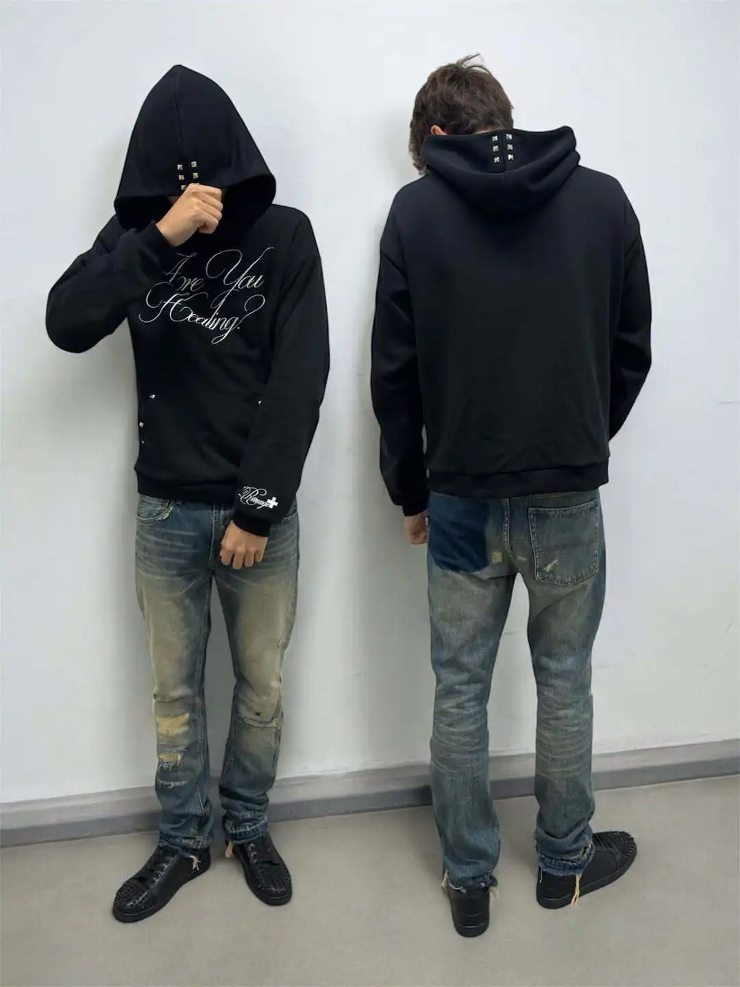 Street hip-hop hoodie men's Harajuku letter printed casual sportswear rock goth hoodie trend
Street hip-hop hoodie men's Harajuku letter printed casual sportswear rock goth hoodie trend