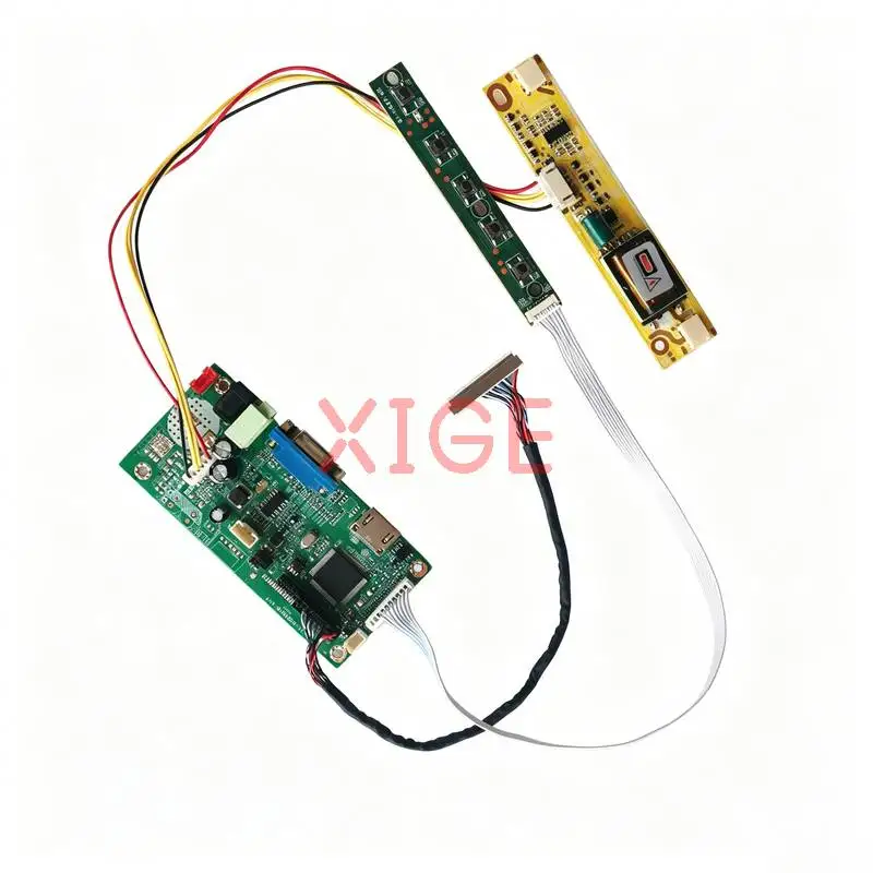 Monitor Controller Drive Board Fit M215H1 M216H1 LTM230HT02 CLAA215FA03 HDMI+VGA 2-CCFL 1920x1080 LVDS 30-Pin 1920*1080 DIY Kit
Monitor Controller Drive Board Fit M215H1 M216H1 LTM230HT02 CLAA215FA03 HDMI+VGA 2-CCFL 1920x1080 LVDS 30-Pin 1920*1080 DIY Kit